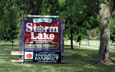 Storm Lake Entrance